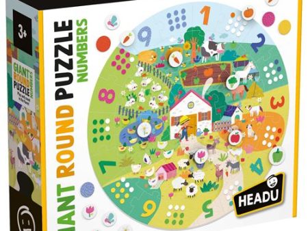 Puzzle Circular Giant Round Numbers- Headu | Sig Toys For Sale