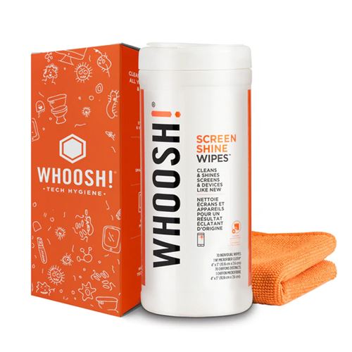 Toalhetes de Limpeza Whoosh para Ecrãs - Pack 70 Toalhetes on Sale