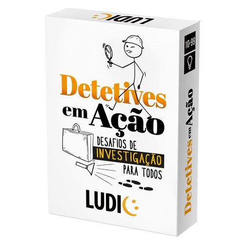 Jogo de Cartas: Detetives em Ação - Ludic em Português | Sig Toys on Sale