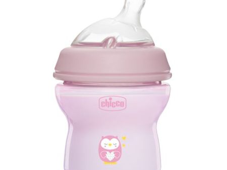 Biberão Natural Feeling 150ml +0 Meses - Rosa - Chicco Cheap