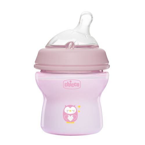 Biberão Natural Feeling 150ml +0 Meses - Rosa - Chicco Cheap