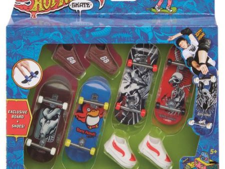 Hot Wheels Pack 4 Skates - Mattel - Envio Aleatório Discount