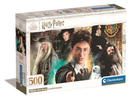 Puzzle Compact: Harry Potter - Imagem 1 - 500 Peças - Clementoni on Sale