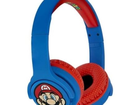 Auscultadores Infantis OTL Super Mario | Multi-Plataforma Discount