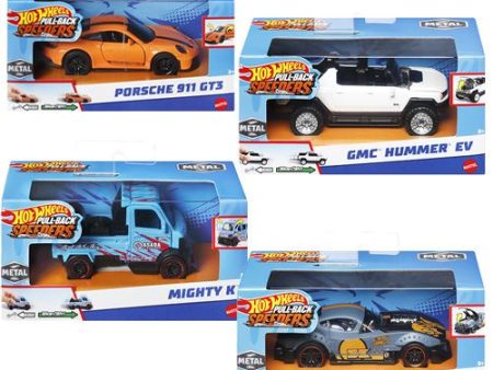 Carro Hot Wheels Pull-Back Speeders - Mattel - Envio Aleatório Cheap