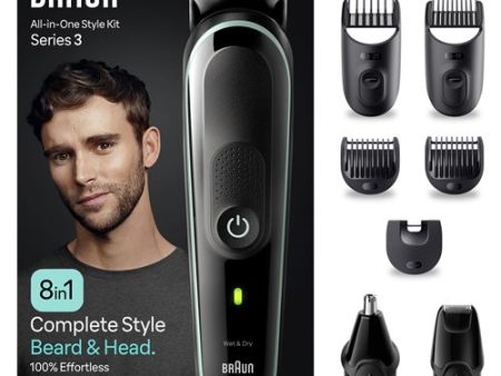 Aparador de Barba Braun All In One Serie 3 MGK3441 - Preto Sale