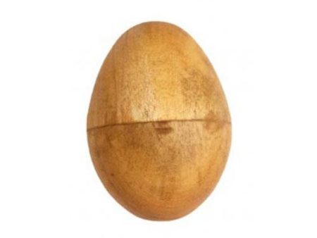 Egg Shaker em Madeira 10cm Terre Discount