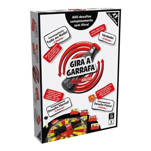 Jogo Gira a Garrafa - Versão Adultos - Majora | Concentra Online Sale