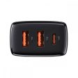 Carregador Baseus USB   USB- C com Carregamento Rápido 30W - Preto For Sale