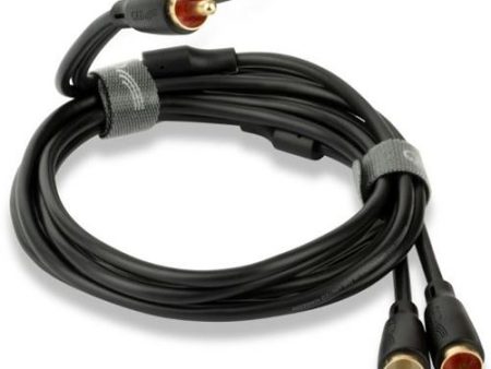 Cabo de Áudio Estéreo QED Connect RCA para RCA 0.75M QE8101 Online Sale