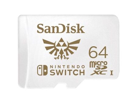 Cartão de Memória Sandisk MicroSD 64GB Nintendo Switch on Sale