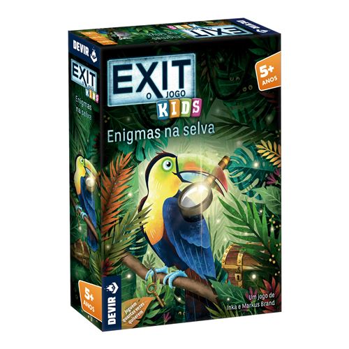 Jogo de Tabuleiro Exit Kids: Enigmas da Selva - Devir Hot on Sale