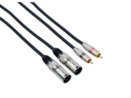 Cabo 2xXLRM 2xRCA BT2740MBIS 3m Bespeco For Discount