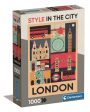 Puzzle Style in the City: Londres - 1000 Peças - Clementoni Online now