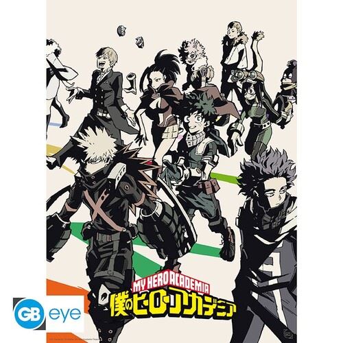 Poster Anime My Hero Academia Heroes & Villains 52x38cm - Pack de 2 on Sale