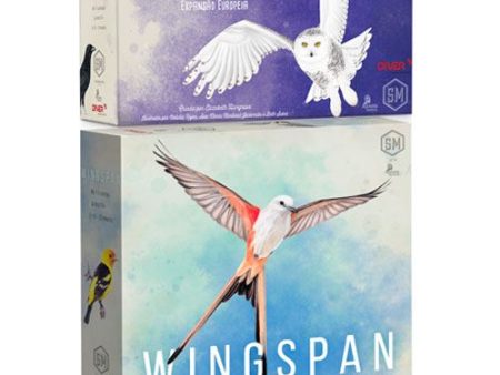 Jogo de Tabuleiro Wingspan + Wingspan Expansão Europeia on Sale