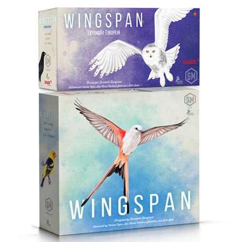 Jogo de Tabuleiro Wingspan + Wingspan Expansão Europeia on Sale