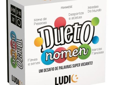 Jogo de Tabuleiro Dueto Nomen - Um Desafio de Palavras - Ludic Online