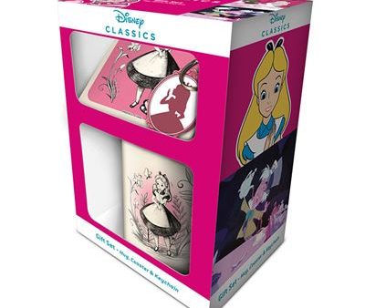 Gift Set Disney Classics: Alice In Wonderland - Pack Caneca + Base + Porta-Chaves on Sale