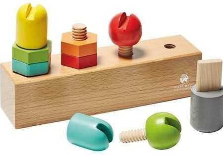 Conjunto de Enroscar e Desenroscar Montessori on Sale