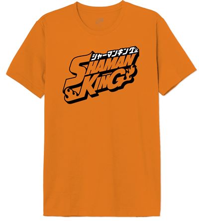 T-Shirt Shaman King - Laranja Tamanho L - Cotton Division For Sale