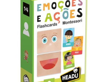 Flashcards Emoções e Ações Montessori - Headu on Sale