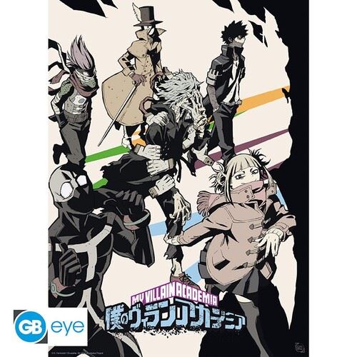 Poster Anime My Hero Academia Heroes & Villains 52x38cm - Pack de 2 on Sale