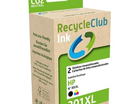 Pack Tinteiro Recycleclub HP 301XL - 2 Uni. Hot on Sale