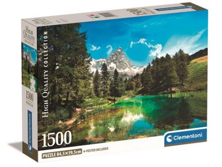 Puzzle Blue Lake - 1500 Peças - Clementoni For Discount