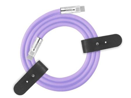 Cabo USB-C em Silicone 4-OK 1.5m - Lilás Discount