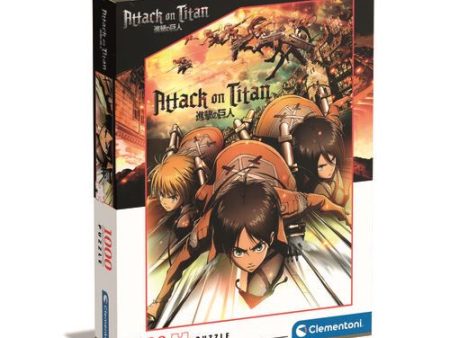 Puzzle Anime Attack On Titans 1000 - Clementoni Discount